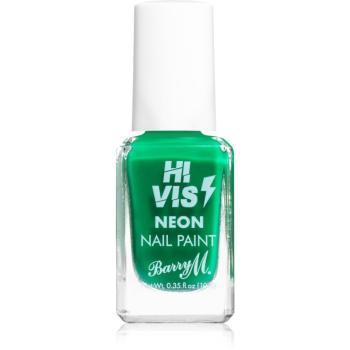 Barry M Hi Vis Neon lak na nehty odstín Green Light 10 ml