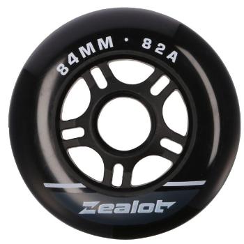 Zealot INLINE WHEELS 4 PACK 84-82A Sada in-line koleček, černá, velikost