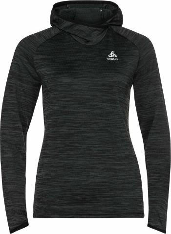 Odlo Women's Run Easy Mid Layer Hoody Black Melange XS Běžecká mikina