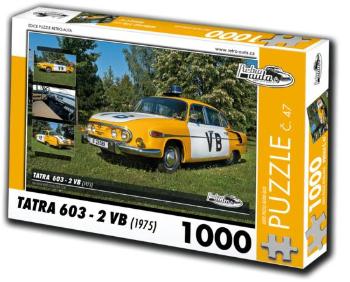 RETRO-AUTA Puzzle č. 47 Tatra 603-2 VB (1975) 1000 dílků