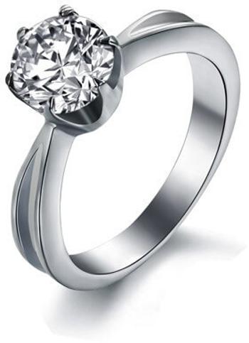 Troli Ocelový prsten s krystalem KRS-174 60 mm