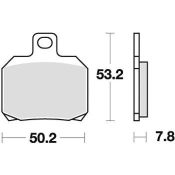 Braking brzdové destičky (sinterová směs CM56) (2ks) M501-283 (M501-283)