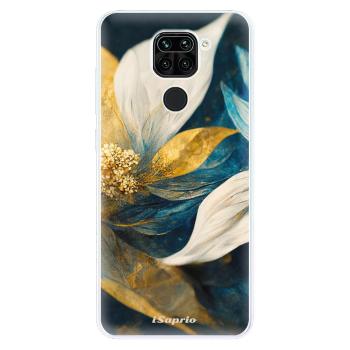 Odolné silikonové pouzdro iSaprio - Gold Petals - Xiaomi Redmi Note 9