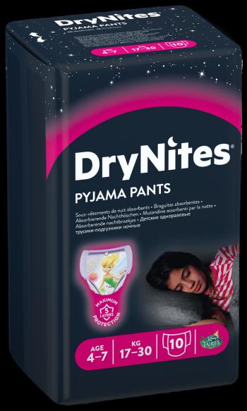 Huggies Plenkové kalhotky Dry Nites pro děvčata s váhou 17-30 kg 10 ks