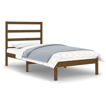 Rám postele medově hnědý masivní dřevo 90 × 190 cm Single, 3104901 (3104901)