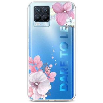 TopQ Realme 8 Pro silikon Violet Blossom 58797 (Sun-58797)