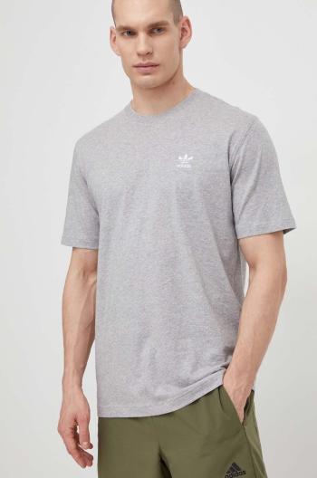 Bavlněné tričko adidas Originals Essential Tee šedá barva, IR9692