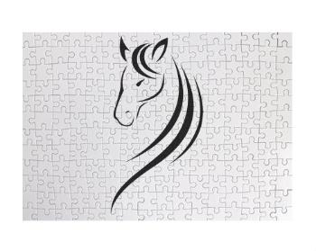 Puzzle A3 130 dílků Znak koně