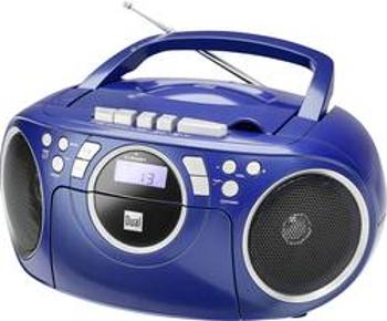 CD-rádio Dual P 70, AUX, CD, kazeta, modrá