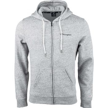 Champion HOODED FULL ZIP SWEATSHIRT Pánská mikina, šedá, velikost S