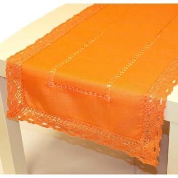Forbyt, Ubrus celoroční, Vintage colour, oranžový, obdélník 40 x 90 cm