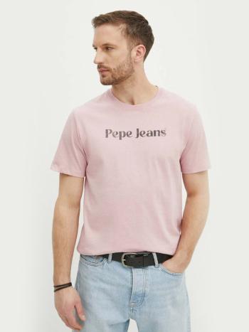 Pepe Jeans pánské růžové tričko - M (323)