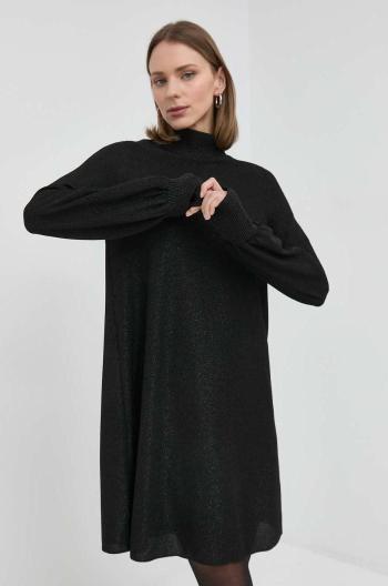 Šaty MAX&Co. černá barva, mini