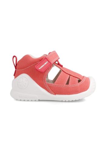 Dětské sandály Biomecanics růžová barva
