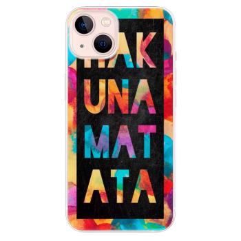 Odolné silikonové pouzdro iSaprio - Hakuna Matata 01 - iPhone 13