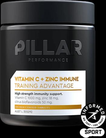 PILLAR Performance Vitamín C + Zinek - Tréninková výhoda 90 tablet