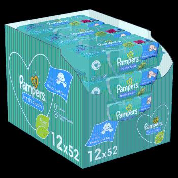 Pampers New Baby Dětské Čisticí Ubrousky 12 x 52 ks