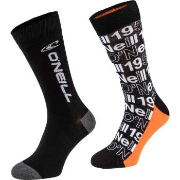 O'Neill SOCK 2-PACK Pánské ponožky, černá, velikost 39-42