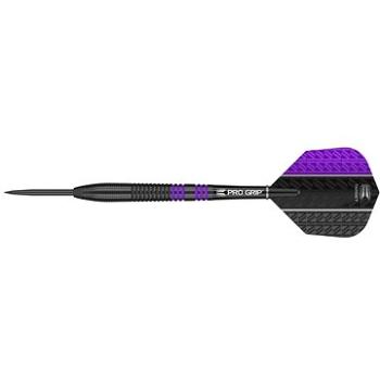 Šipky TARGET steel VAPOR8 BLACK 23g fialové 80% wolfram (15716)