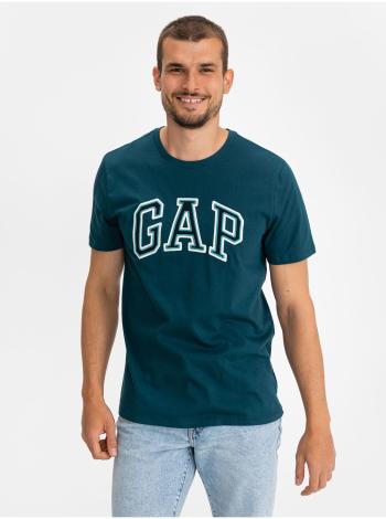 Modré pánské tričko GAP Logo bas arch t-shirt