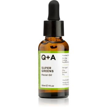 Q+A Super Greens vyživující pleťový olej 30 ml