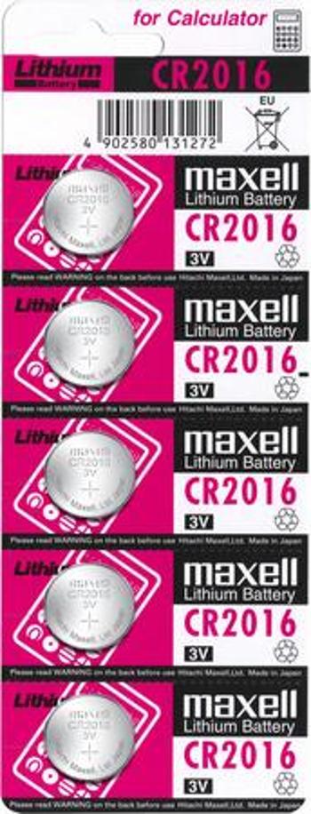 MAXELL CR2016 5BP Li