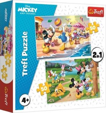 TREFL Puzzle Mickey Mouse a jeho přátelé 2x50 dílků