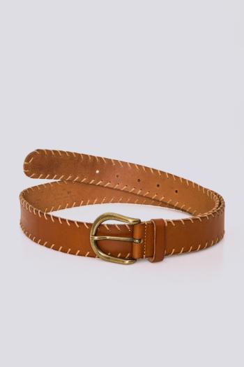 OPASEK GANT D2. VINTAGE LEATHER BELT hnědá 85