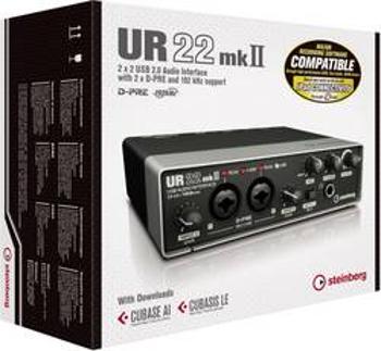 Audio rozhraní Steinberg UR22 MKII vč. softwaru