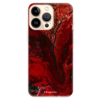 Odolné silikonové pouzdro iSaprio - RedMarble 17 - iPhone 13 Pro