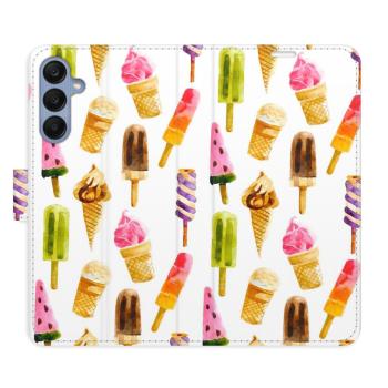 Flipové pouzdro iSaprio - Ice Cream Pattern - Samsung Galaxy A25 5G