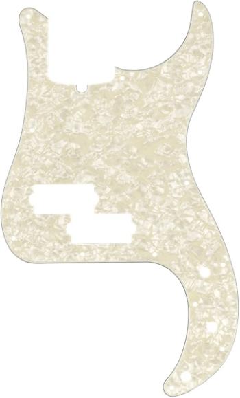 Fender Pickguard, Precision Bass®, 13-Hole Mount, Aged White Pearl, 4-