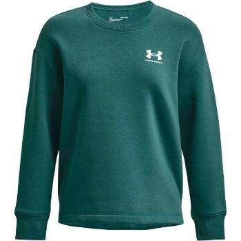 Under Armour RIVAL FLEECE OVERSIZE CREW Dámská mikina, zelená, velikost