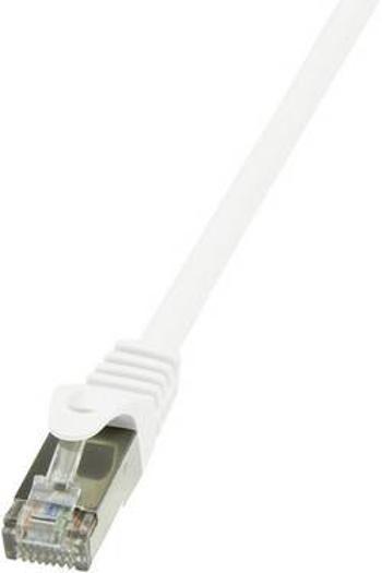 Síťový kabel RJ45 LogiLink CP2061S, CAT 6, F/UTP, 3.00 m, bílá