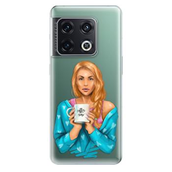 Odolné silikonové pouzdro iSaprio - Coffe Now - Redhead - OnePlus 10 Pro