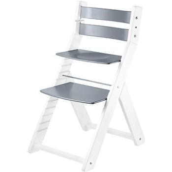 Rostoucí židle Wood Partner Sandy Kombi Barva: bílá/šedá (8592927752923)