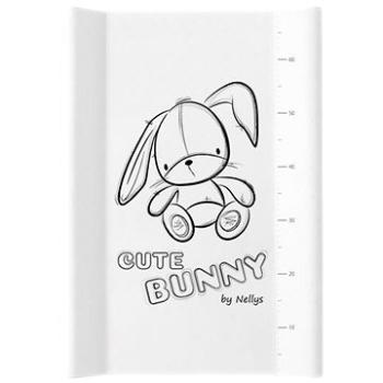 NELLYS , tvrdá MDF, vyvýšené boky, Cute Bunny, 50 x 70cm, bílá (123611)