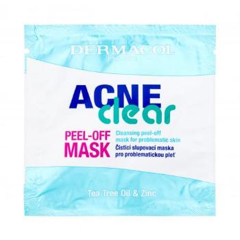 Dermacol AcneClear Peel-Off Mask 8 ml pleťová maska pro ženy na problematickou pleť s akné