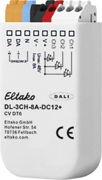 Eltako LED stmívač DL-3CH-8A-DC12+ 3kanálový vestavné, pod omítku