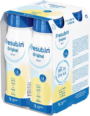 Fresubin original perorální roztok S vanilkovou příchutí 4 x 200 ml