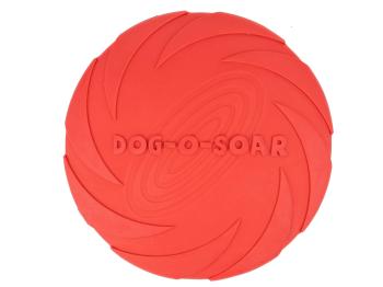 Vsepropejska Soar plastové frisbee pro psa | 18 cm Barva: Červená, Rozměr (cm): 21