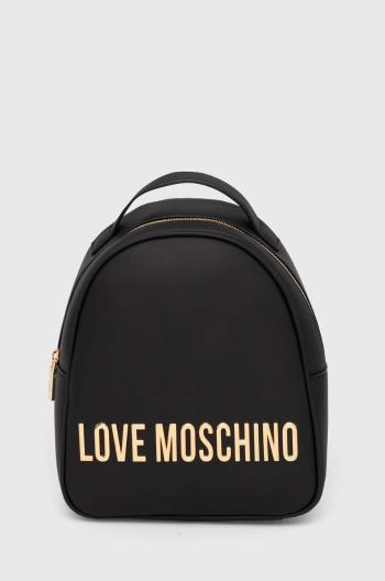 Batoh Love Moschino dámský, černá barva, malý, s aplikací, JC4197PP1LKD0000