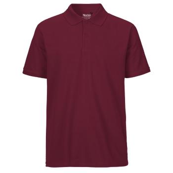 Neutral Pánská polokošile Classic z organické Fairtrade bavlny - Bordeaux | XXXL