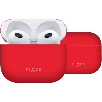 Pouzdro Silky Airpods 3, červené FIXED