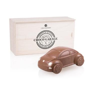 Chocolissimo - Čokoládová figurka VW Brouka v dřevěné skřínce 125 g