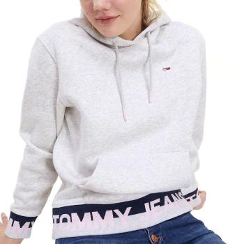 Tommy Jeans dámská šedá mikina - M (PJ4)