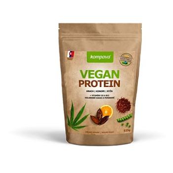 Kompava Vegan Protein, 525 g, čokoláda-pomaranč (8586011214909)