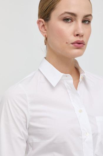 Košile Marella dámská, bílá barva, regular, s klasickým límcem