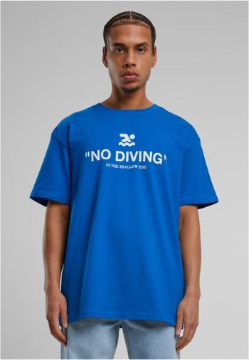 Mr. Tee No Diving Heavy Oversize Tee cobalt blue - XS