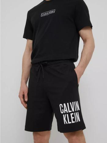 Calvin Klein pánské černé teplákové kraťase - S (BEH)